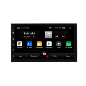 Geario-2-Car Player Single Din MP3 TF/BT/AUX/SD Card Slot Dual USB Ports with Remote Control Universal Fit Panel Bluetooth Connectivity